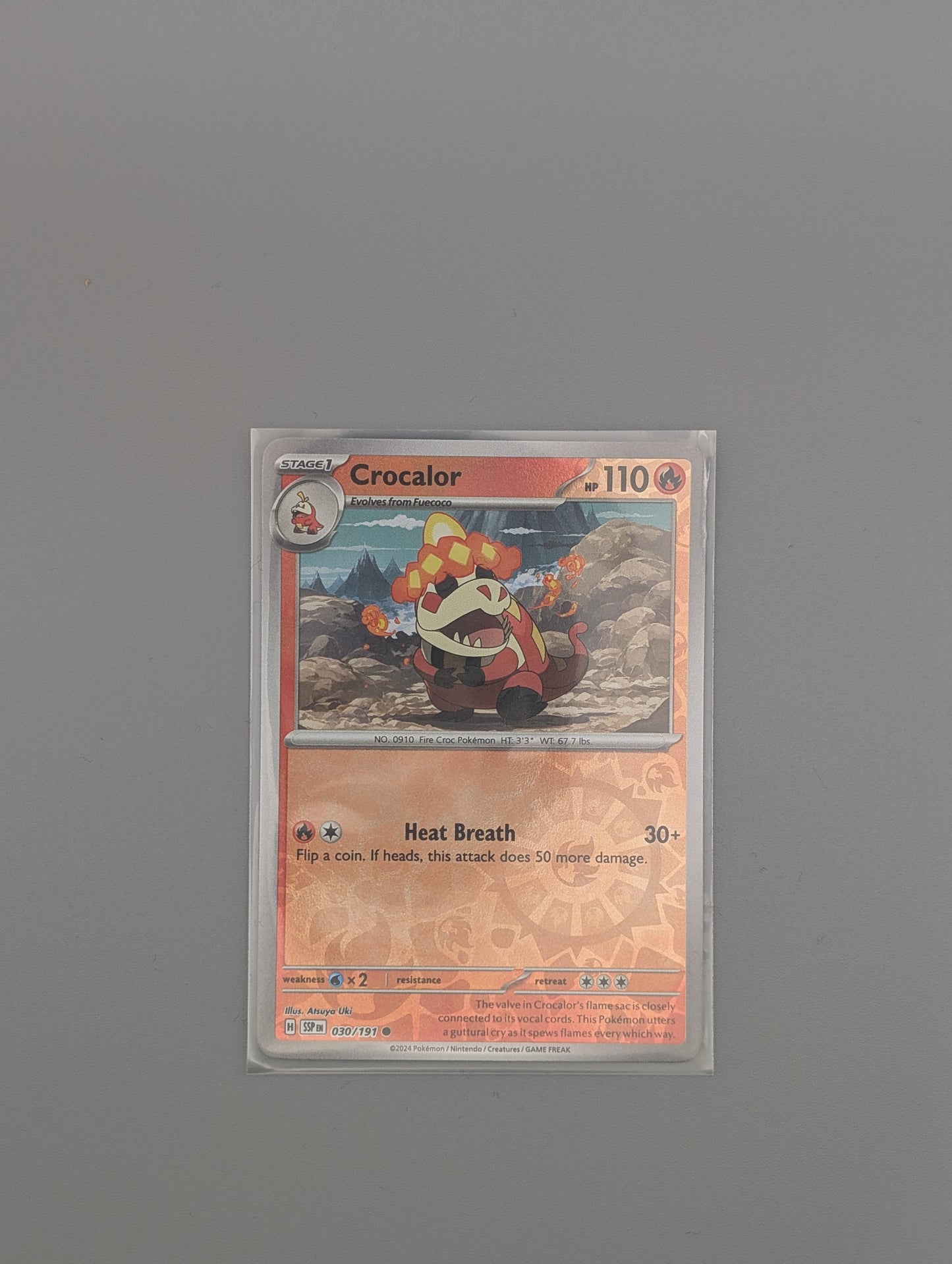 Crocalor 30/191 reverse holo- NM or better