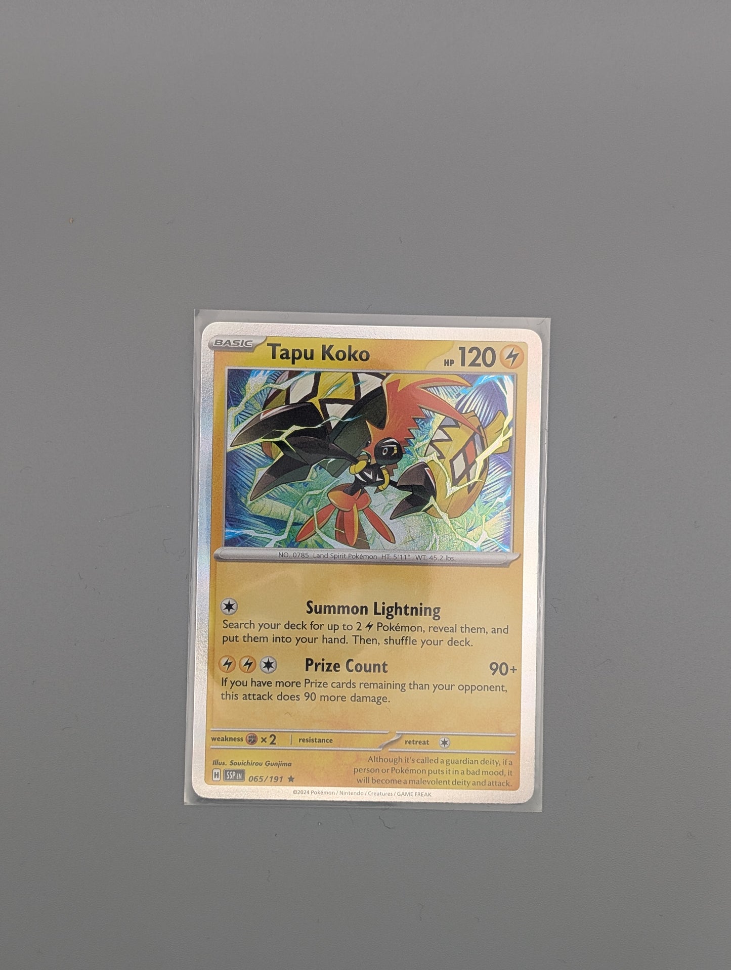 Tapu Koko 65/191- NM or better