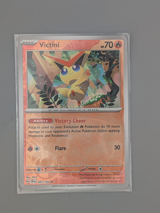 Victini 021/191 reverse holo - NM or better