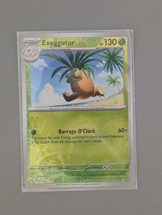 Exeggutor 3/191 reverse holo - NM or better