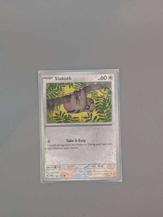 Slakoth 145/191 reverse holo- NM or better