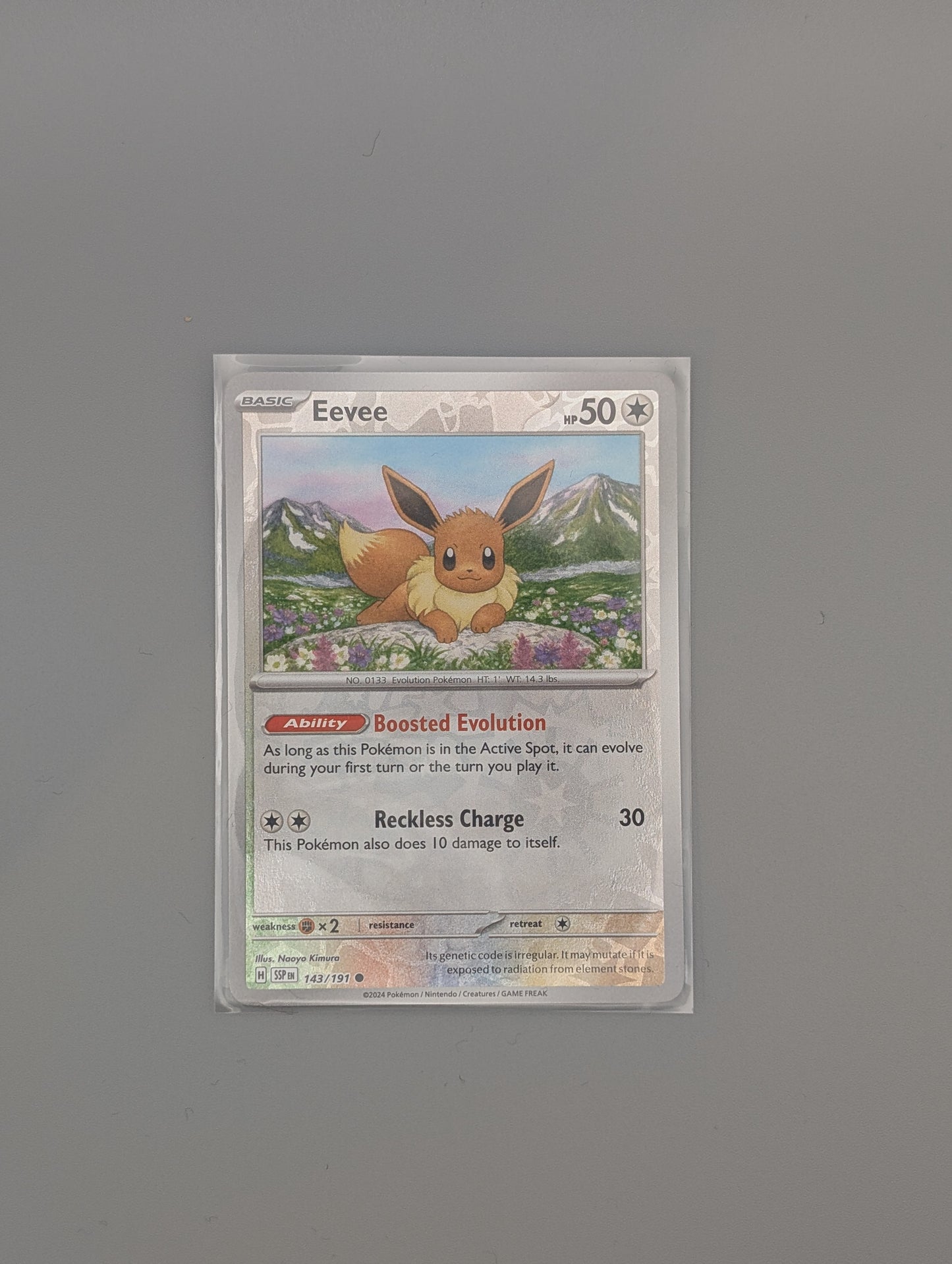 Eevee 143/191 reverse holo- NM or better