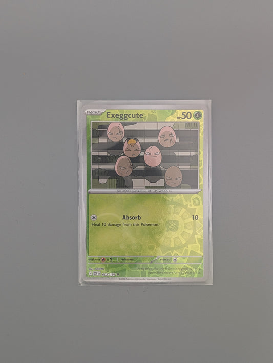 Exeggcute 2/191 reverse holo- NM or better