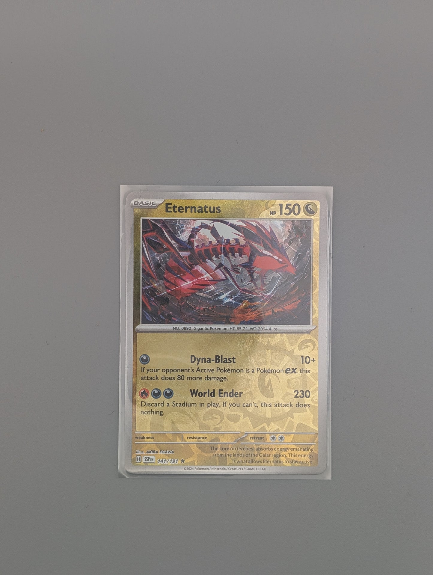 Eternatus 141/191 reverse holo- NM or better