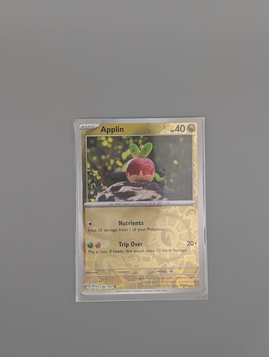 Applin 138/191 reverse holo- NM or better