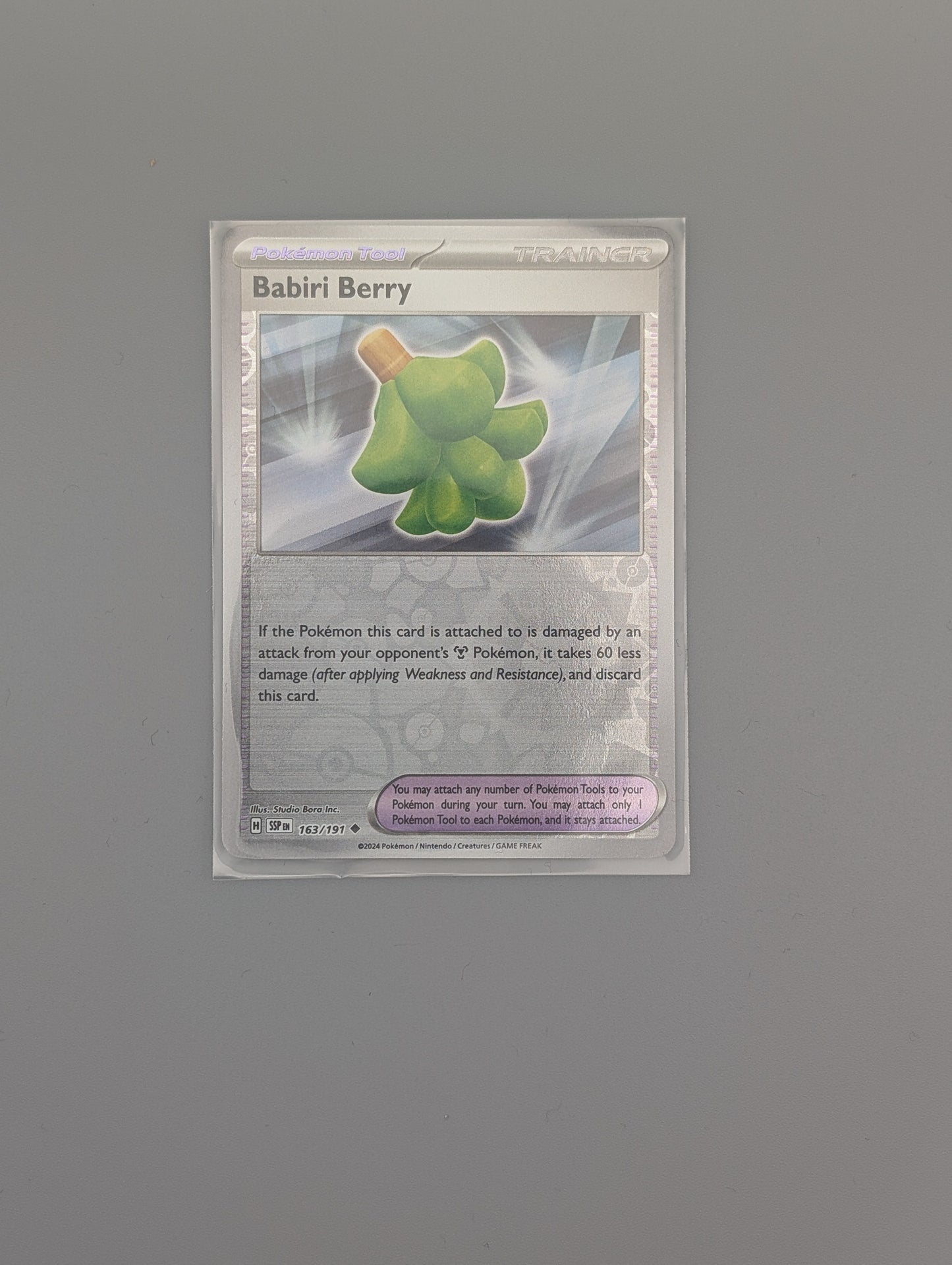 Babiri berry 163/191 reverse holo- NM or better