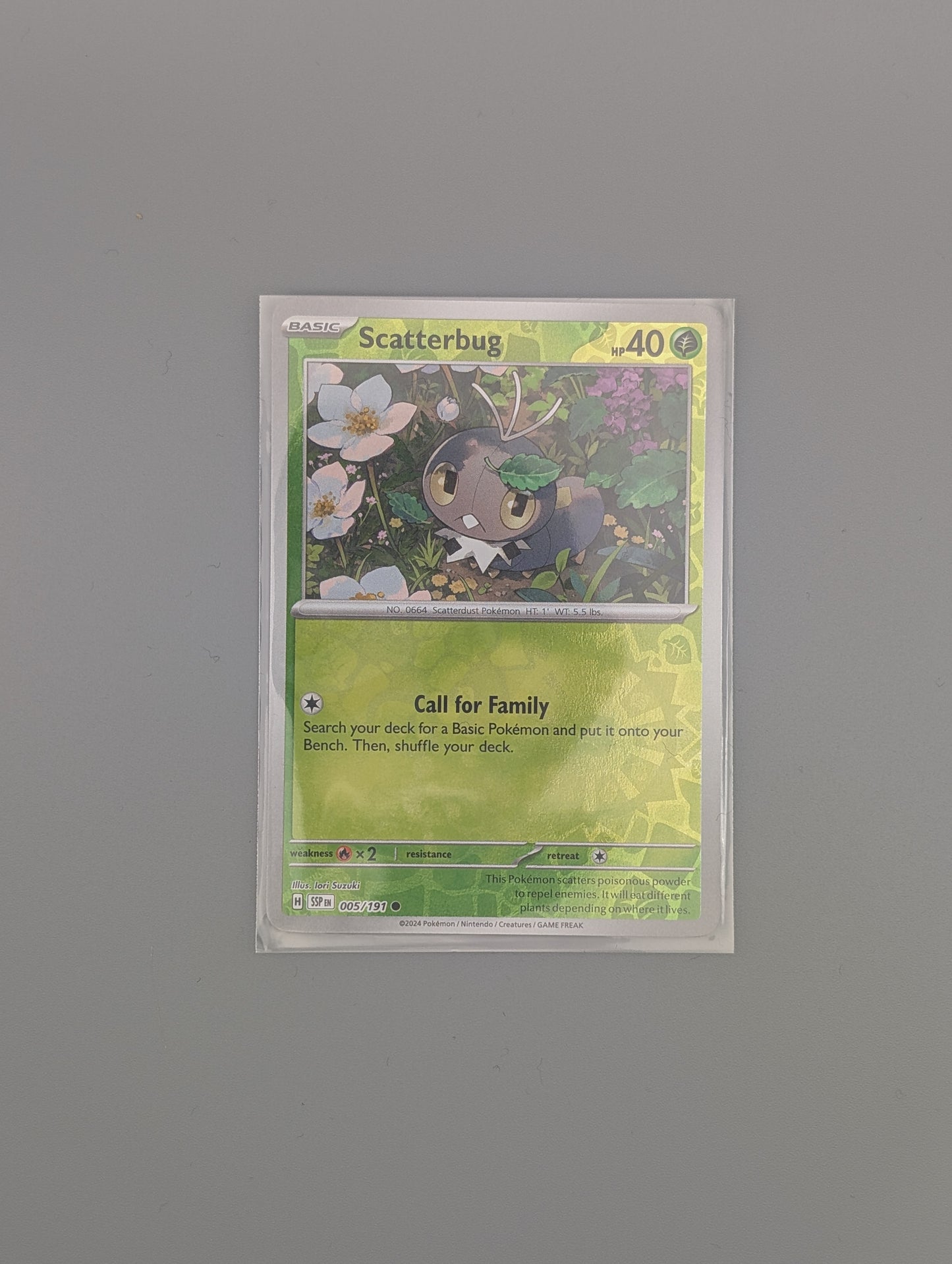 Scatterbug 5/191 reverse holo- NM or better