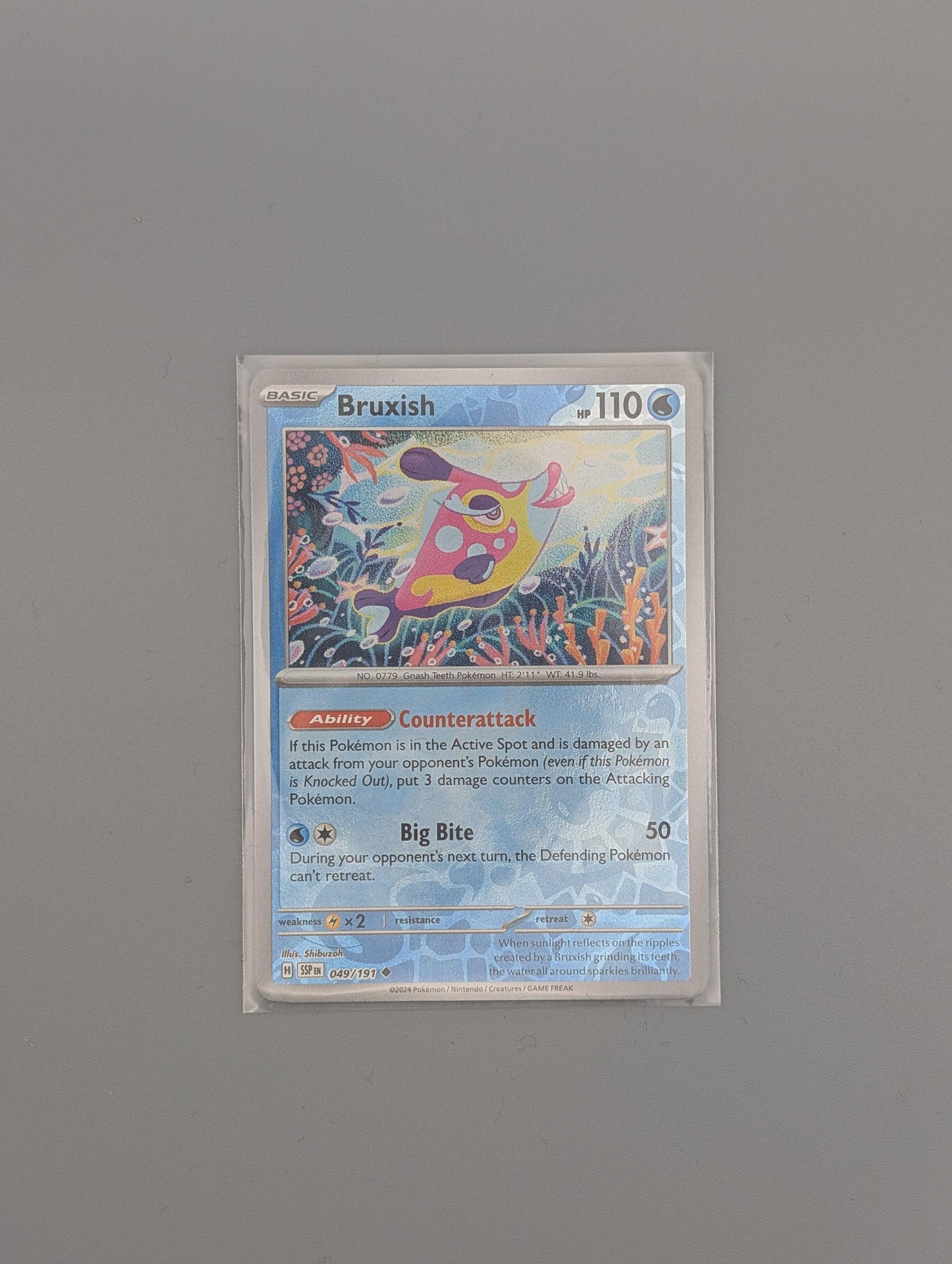 Bruxish 49/191 reverse holo- NM or better