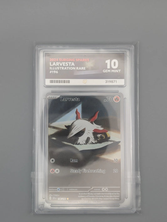 ACE 10/ Larvesta - Surging Sparks - 196/191 - Illustration Rare